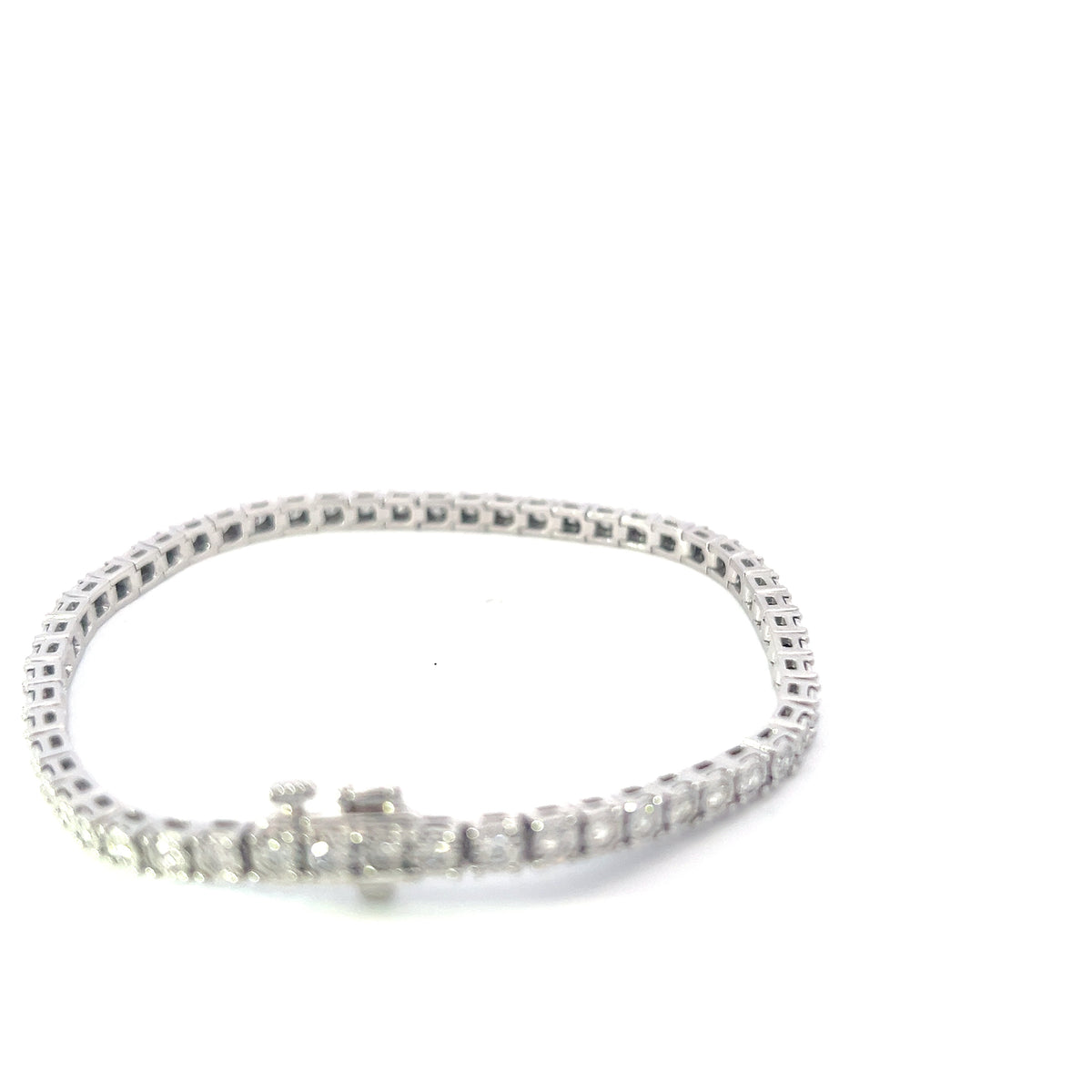 10K White Gold 2.00cttw Diamond Tennis Bracelet