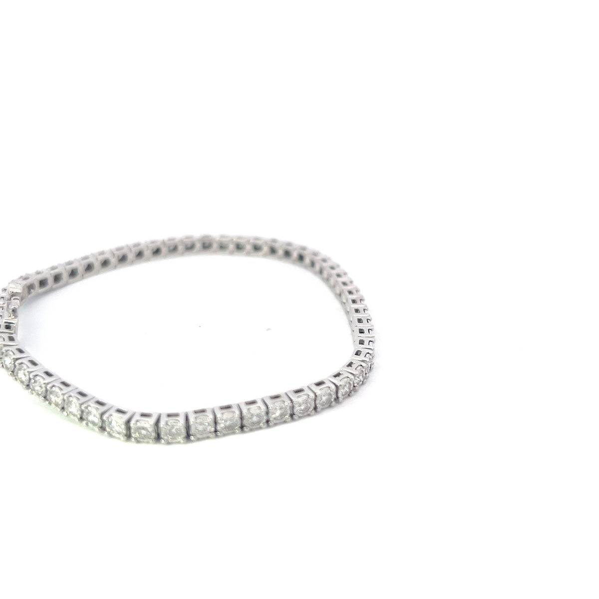 10K White Gold 2.00cttw Diamond Tennis Bracelet