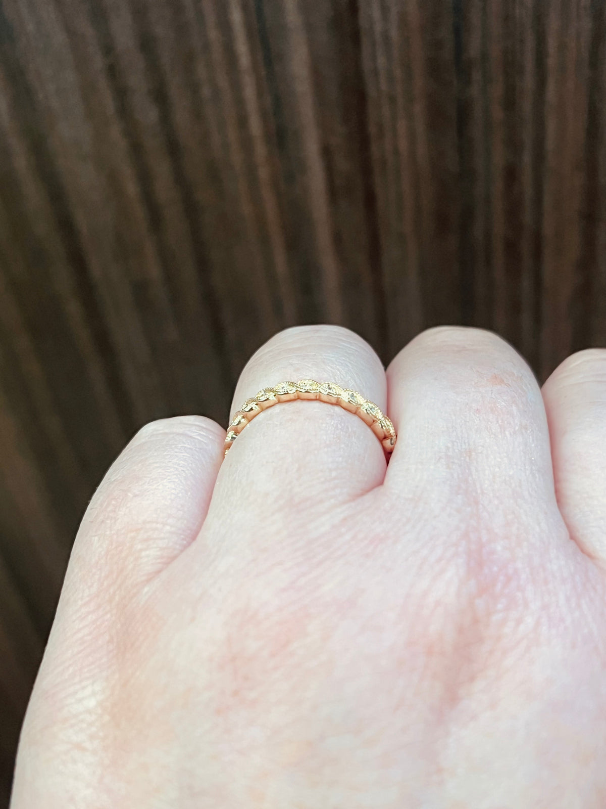 10K Yellow Gold 0.07cttw Diamond Ring