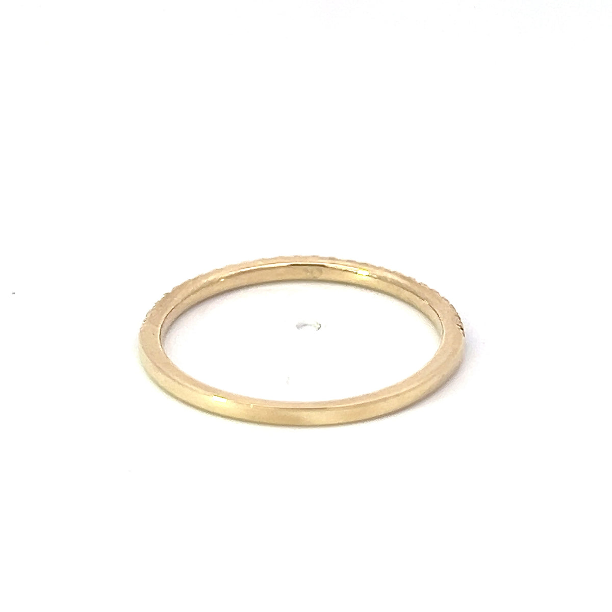 10K Yellow Gold Black Diamond Ring