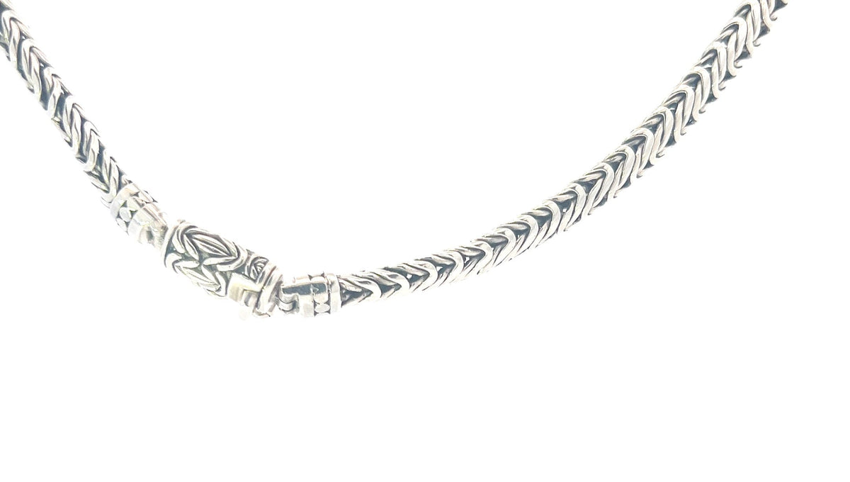 925 Sterling Silver 6.2mm King&#39;s Link Chain - 20 Inches