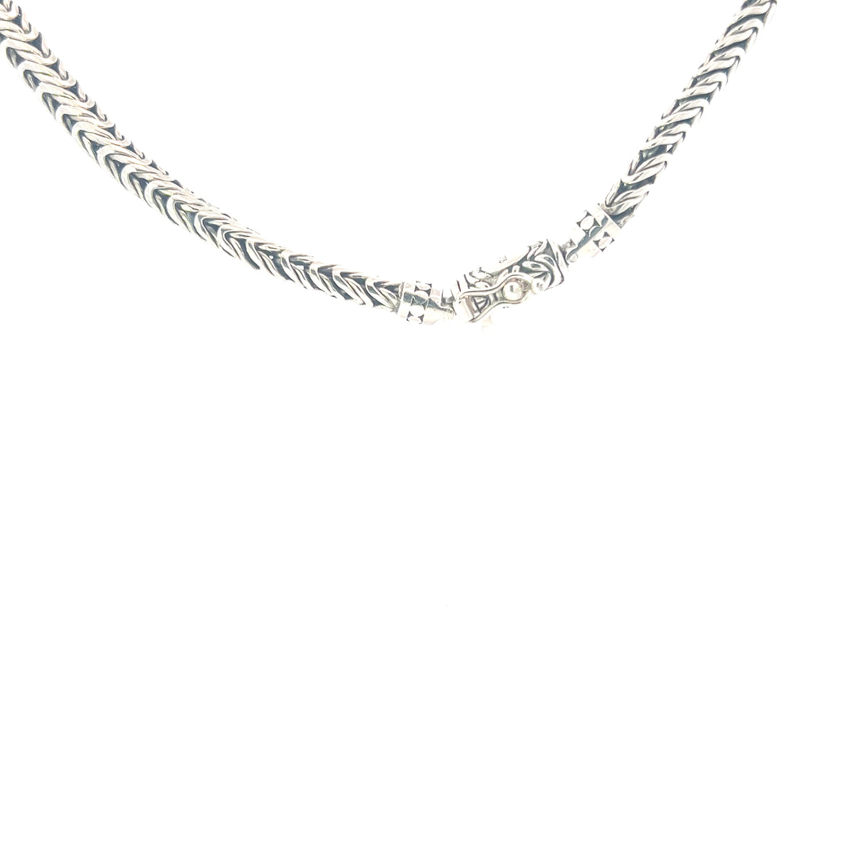 925 Sterling Silver 6.2mm King&#39;s Link Chain - 20 Inches