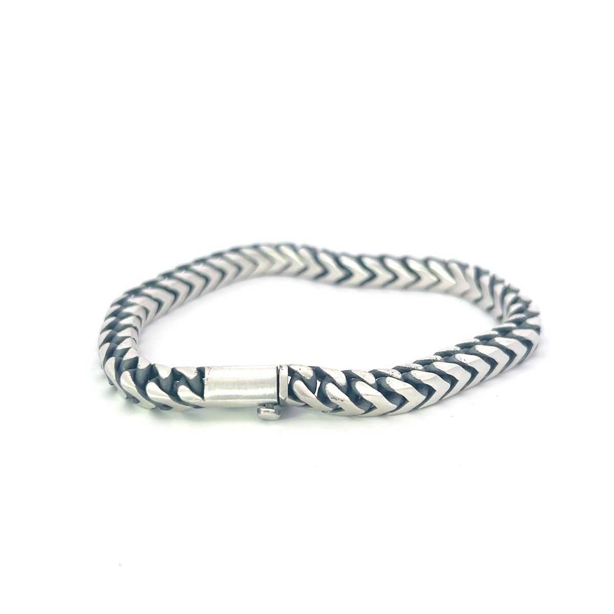 925 Silver 5.5mm Franco Bracelet - 8.0 Inches