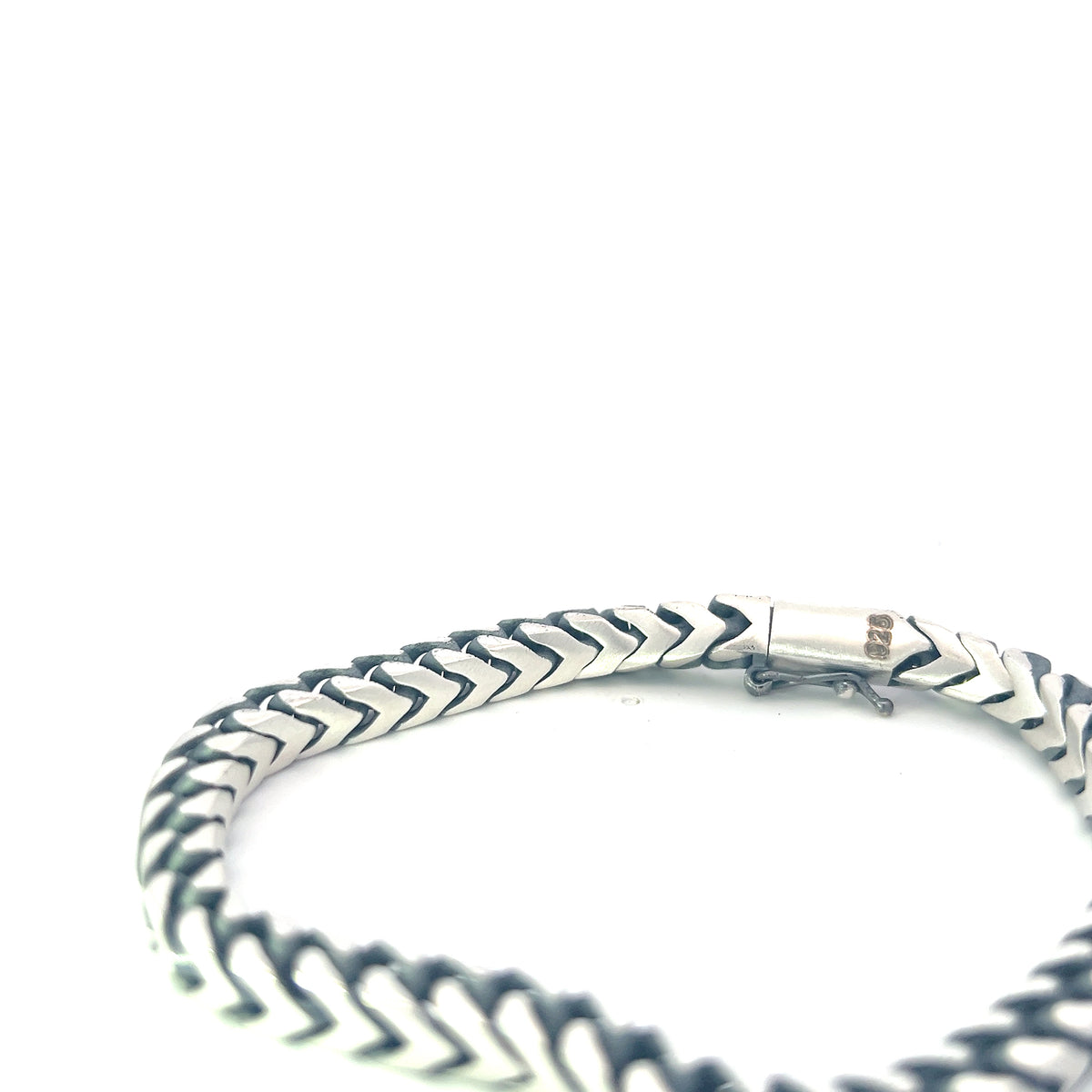 925 Silver 5.5mm Franco Bracelet - 8.0 Inches