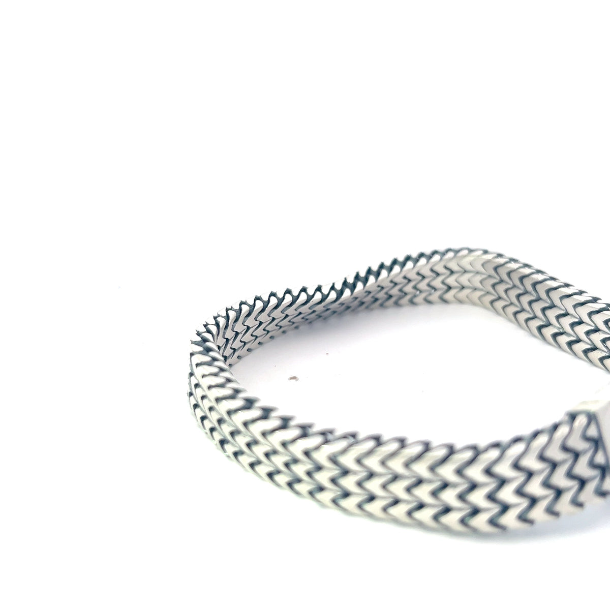 925 Silver 10.0mm Triple Franco Bracelet  - 8.0 Inches