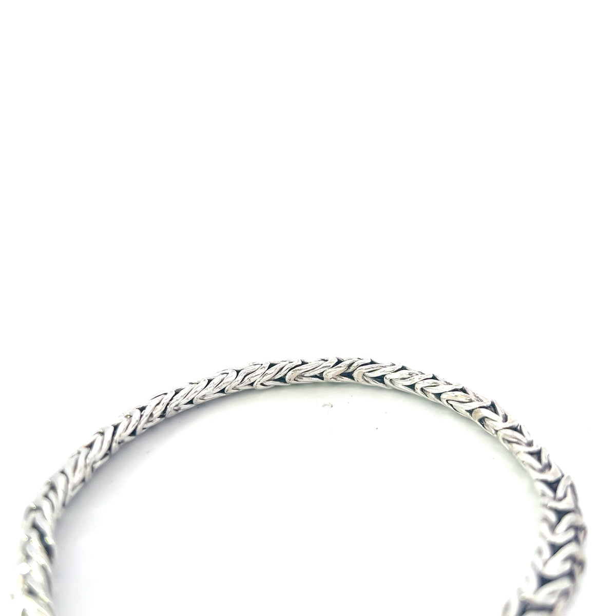 925 Silver 5.25mm King&#39;s Link Bracelet  - 8.5 Inches