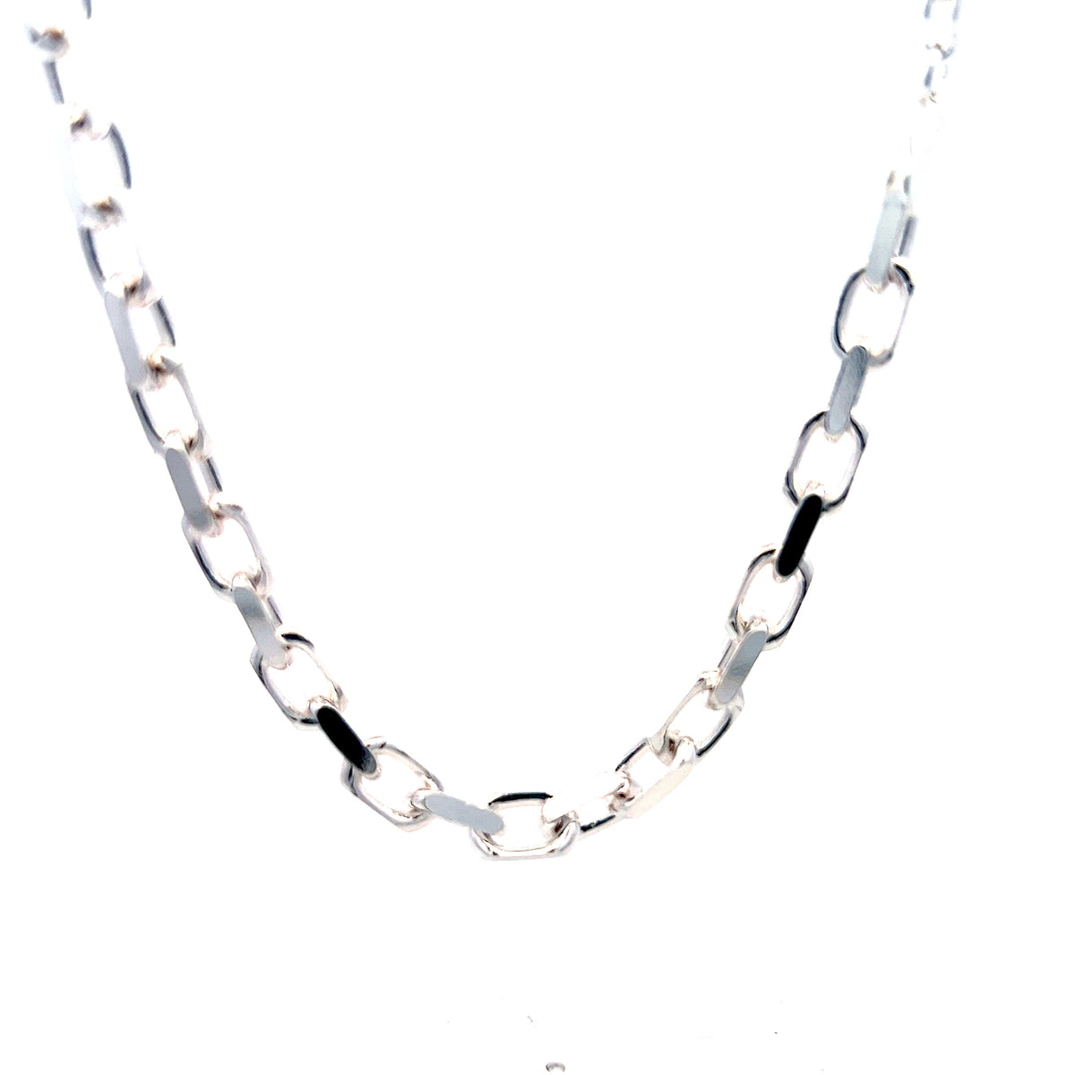 925 Sterling Silver 4.9mm Rolo Link Chain - 20 Inches