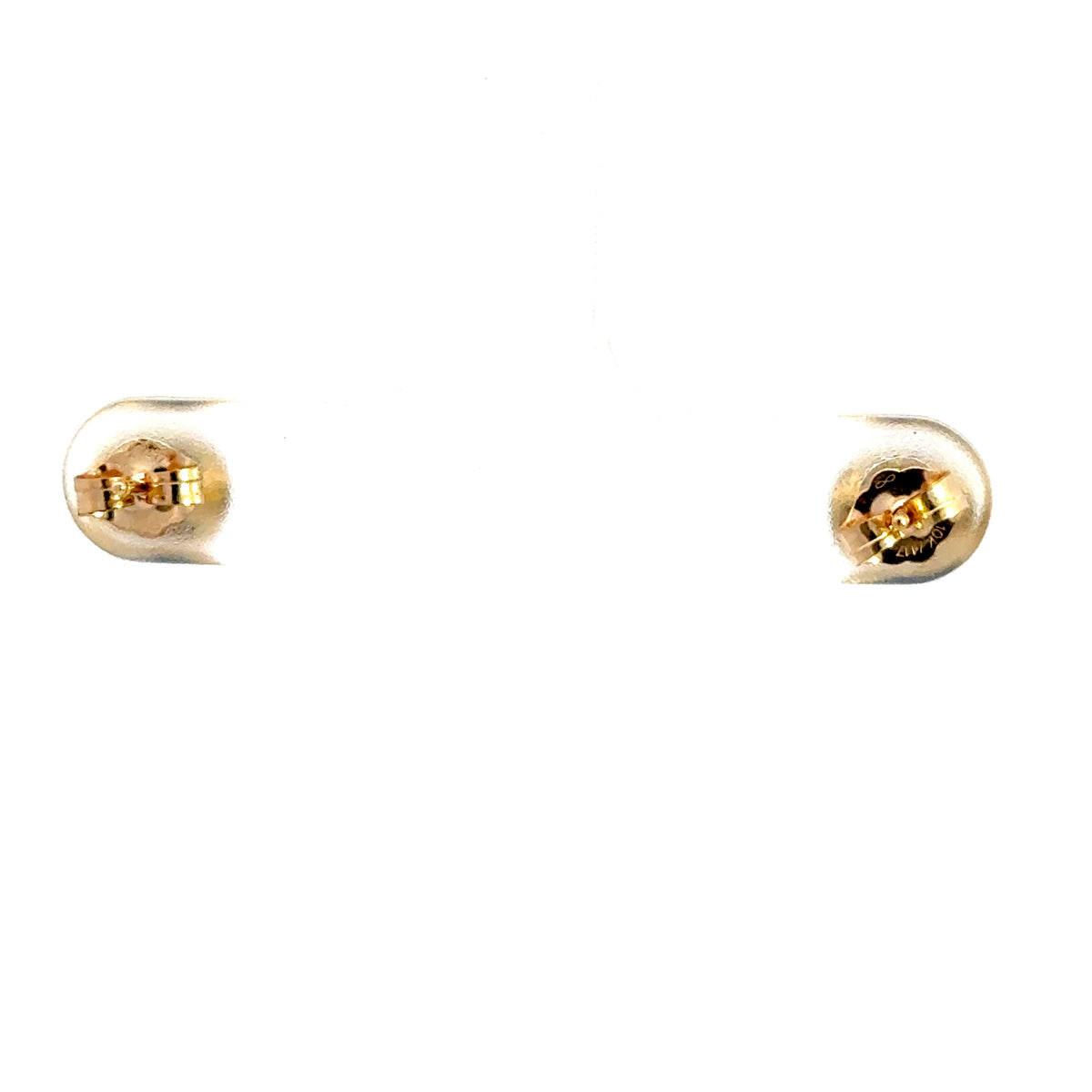 10K Yellow Gold Sapphire Earring