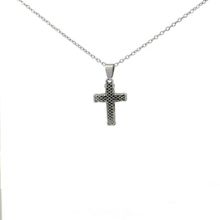 Stainless Steel 20X14mm Cross Pendant - 18"