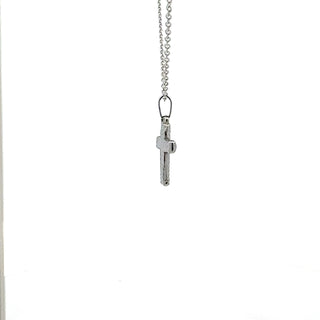 Stainless Steel 20X14mm Cross Pendant - 18"