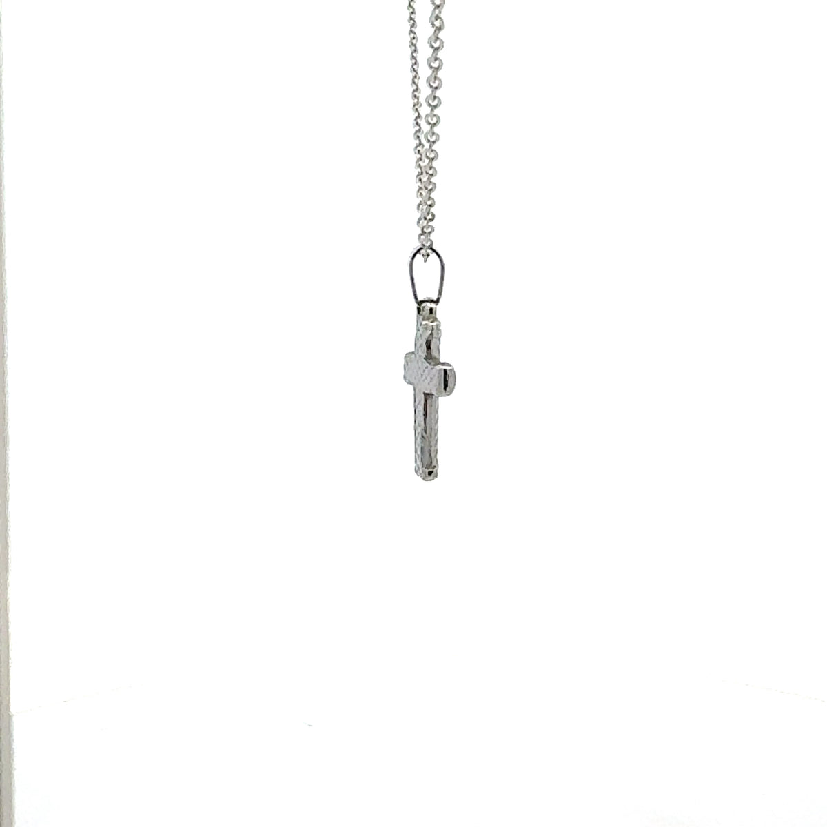 Stainless Steel 20X14mm Cross Pendant - 18&quot;