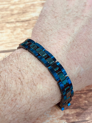 Stainless Steel 10mm Bracelet  -  8.5 Inches