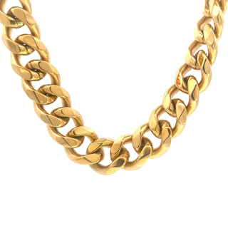 Stainless Steel 15mm 24" Miami Curb Chain