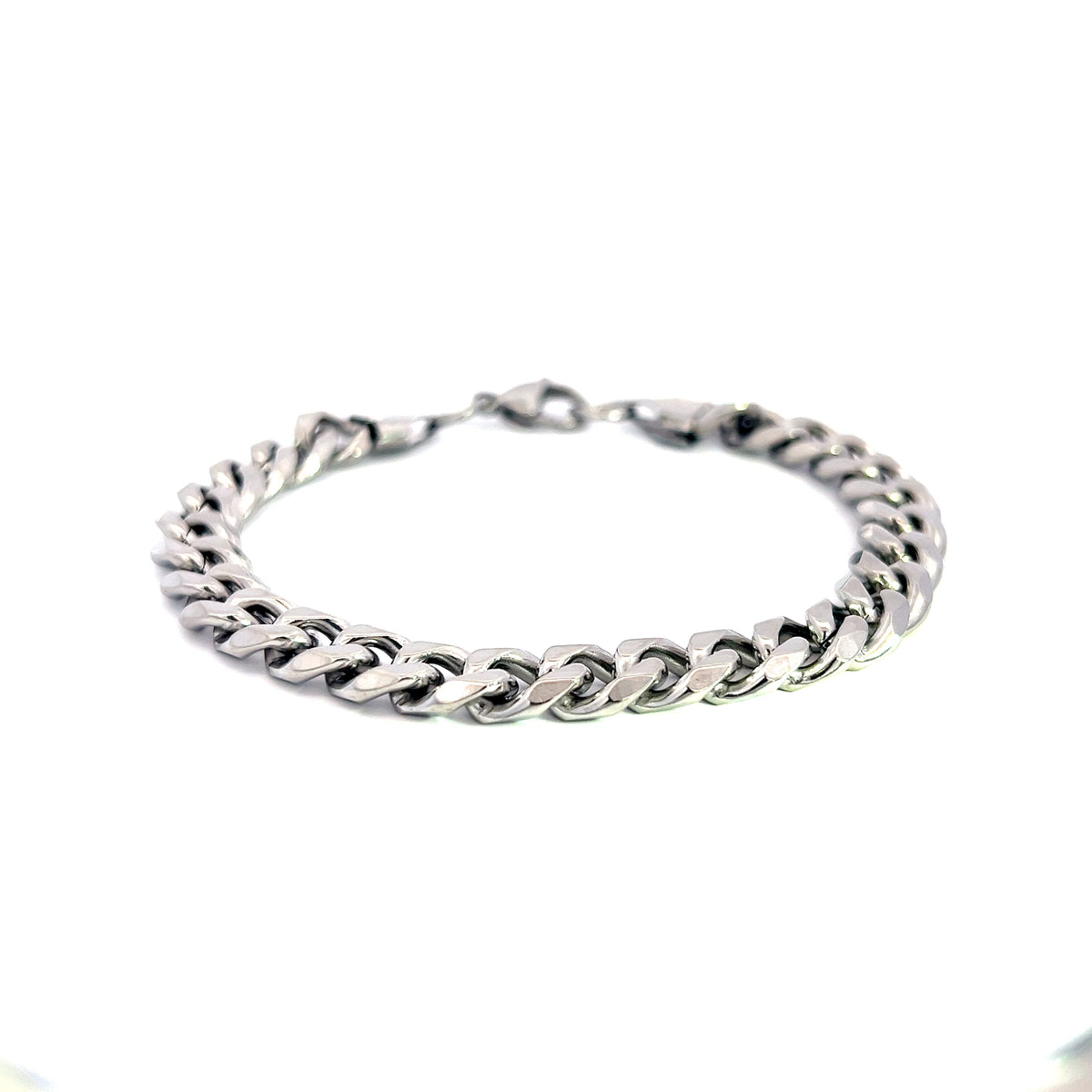 Stainless Steel 9mm Bracelet  -  8.5 Inches