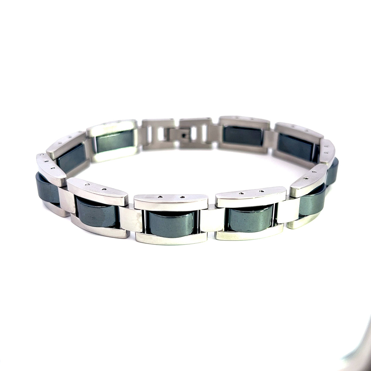 Stainless Steel 12.5mm Bracelet  -  8.5 Inches