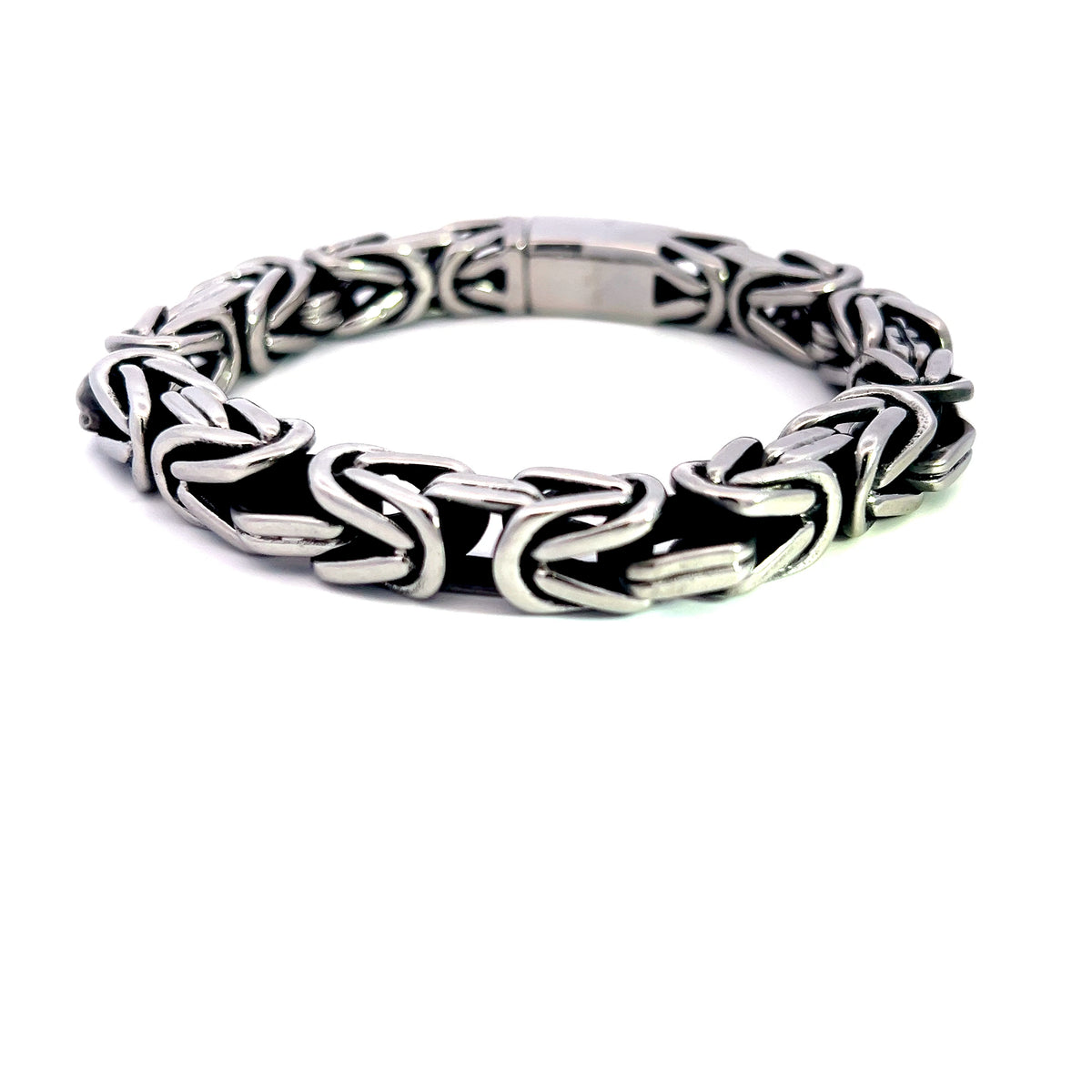 Stainless Steel 9mm Bracelet  -  8.5 Inches