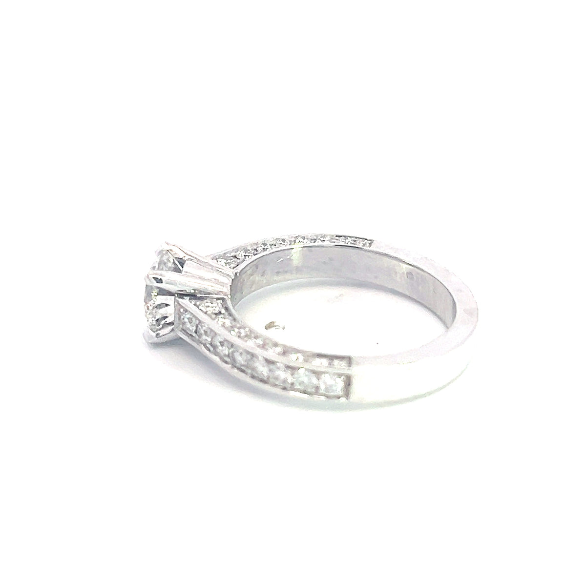 14K White Gold 1.82cttw Diamond Engagement Ring