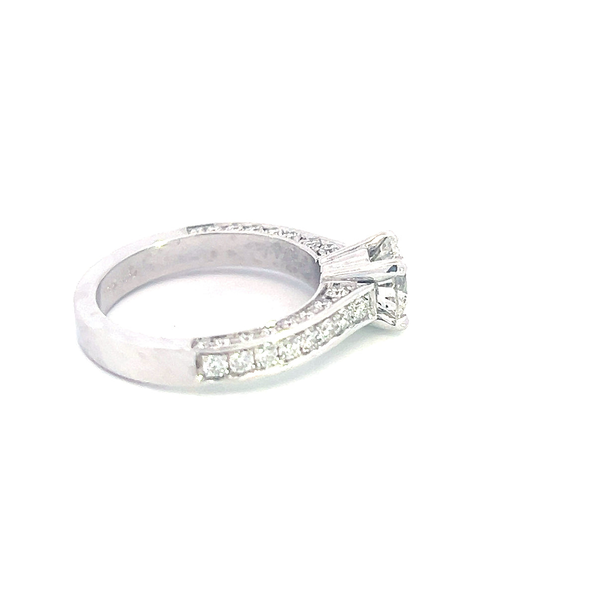 14K White Gold 1.82cttw Diamond Engagement Ring