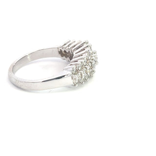 14K White Gold 0.95cttw Diamond Ring