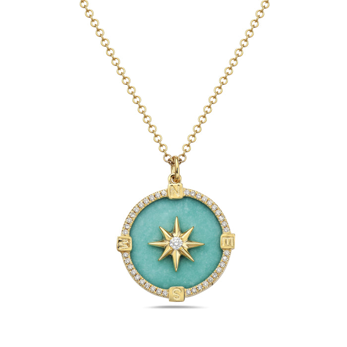 Dior hot sale compass necklace