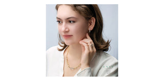 Collar de diamantes de 0,82 quilates en oro amarillo de 10 quilates - 18"