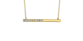 10k Yellow Gold 0.249cttw Canadian Diamond Necklace