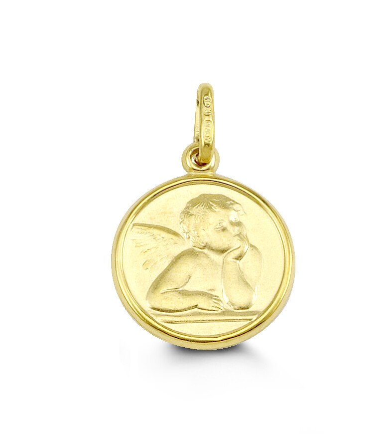 10K Yellow Gold Angel Charm