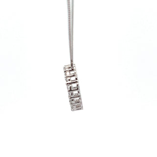 10K White Gold 0.25cttw Diamond Necklace
