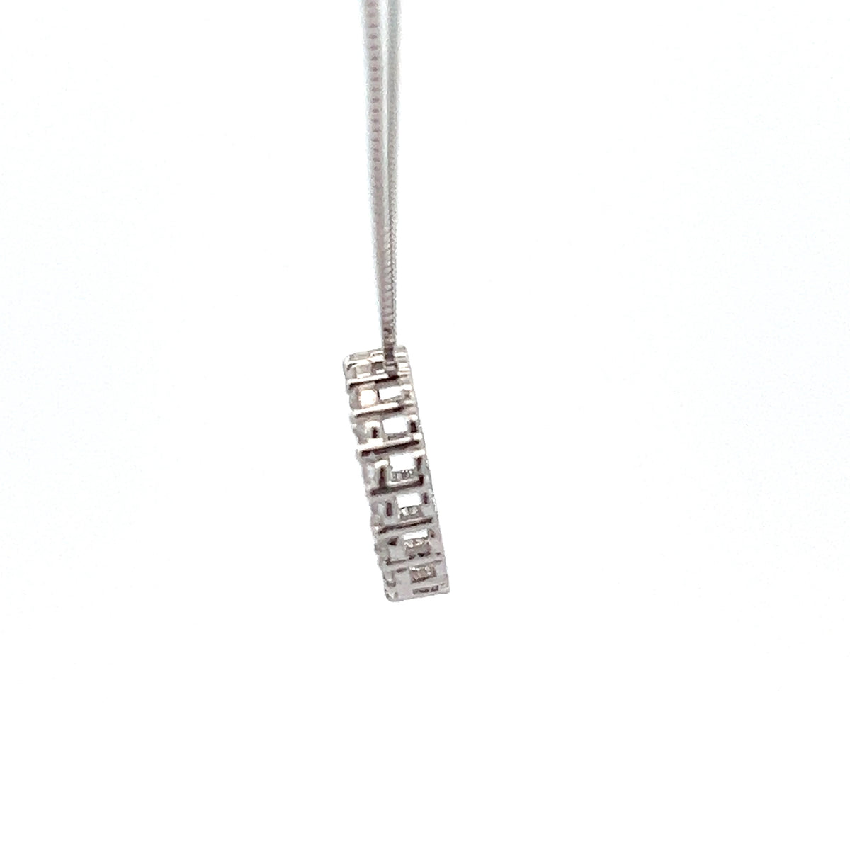 10K White Gold 0.25cttw Diamond Necklace