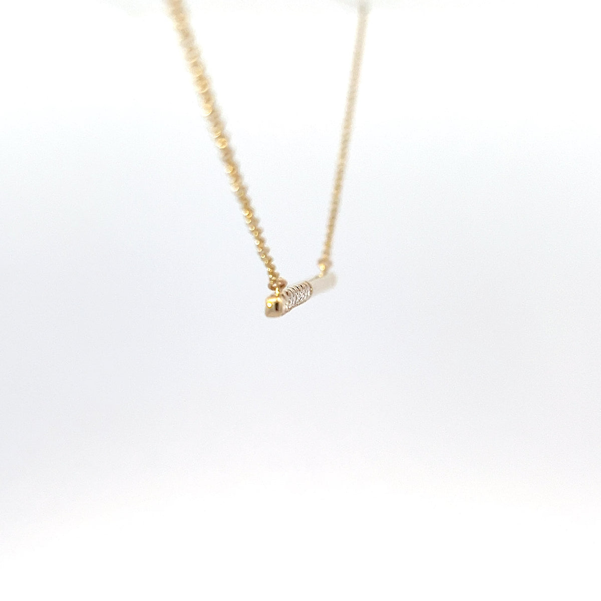 10k Yellow Gold 0.249cttw Canadian Diamond Necklace