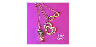 10K Yellow Gold 0.068cttw Diamond Heart Pendant, 18"