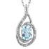 Silver Genuine Birthstone &amp; Diamond Jewellery