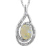 Silver Genuine Birthstone &amp; Diamond Jewellery