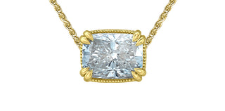 14K Yellow Gold Lab-Grown Diamond Pendant