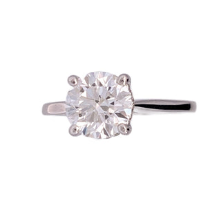 18K White Gold 1.89cttw Lab Grown Diamond Solitaire Engagement Ring