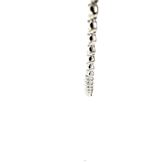 14K White Gold 10.00cttw Lab Grown Diamond  Strand - 18 Inches
