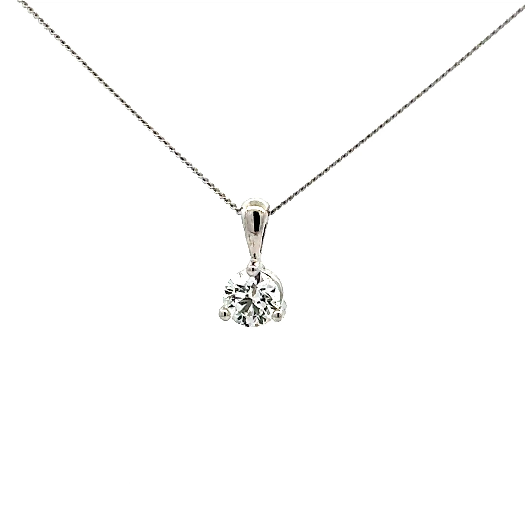 10K Gold 0.70cttw Lab Grown Diamond Necklace