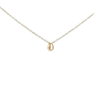 10K Lab Grown Diamond Bezel Set Necklace