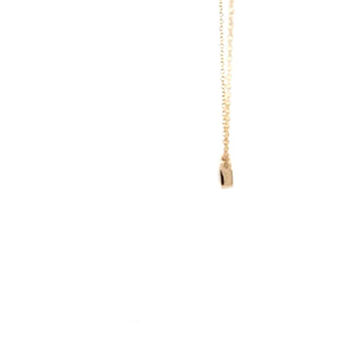 10K Lab Grown Diamond Bezel Set Necklace