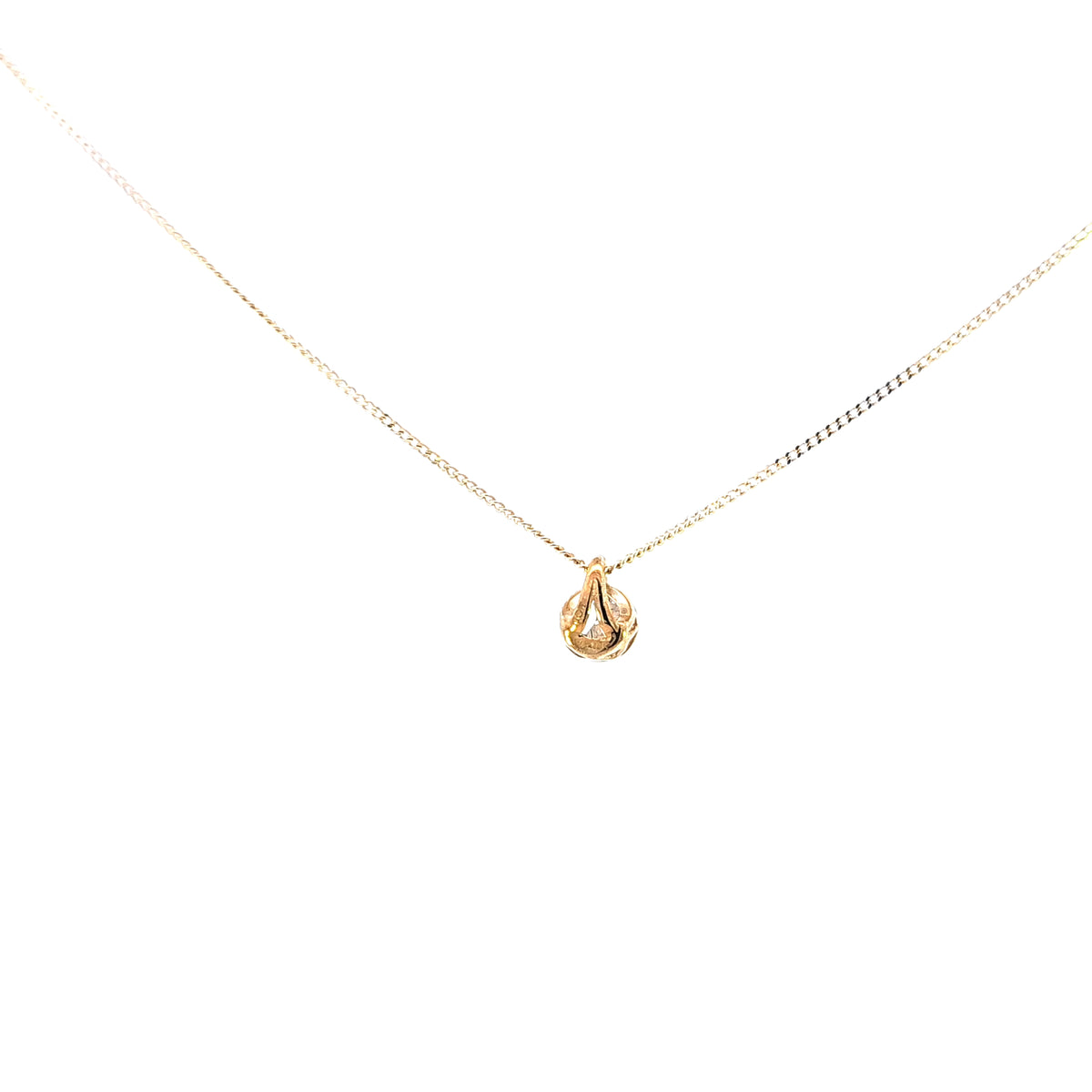 10K Yellow Gold 0.30cttw Lab Grown Diamond Necklace - 18 Inches