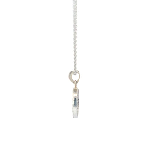 14K White Gold 0.50cttw Diamond Pendant