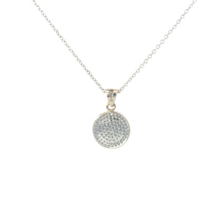 14K White Gold 0.50cttw Diamond Pendant