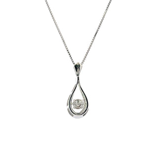 Sterling Silver and 10k Yellow Gold Diamond Illuminaire Necklace