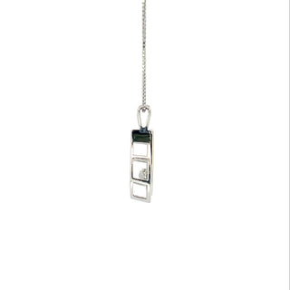 Sterling Silver and 10k Yellow Gold Diamond Illuminaire Necklace
