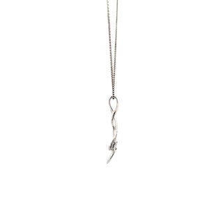 Sterling Silver Diamond Illuminaire Necklace 18"