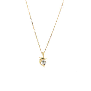 10K Yellow Gold Canadian Diamond Necklace
