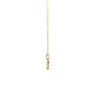 10K Yellow Gold Canadian Diamond Necklace