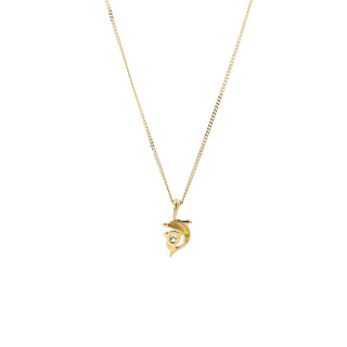 10K Yellow Gold Canadian Diamond Necklace