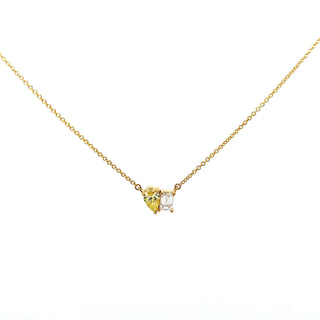14K Yellow Gold Special 1.05cttw Lab Grown Diamond Necklace