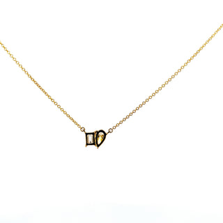 14K Yellow Gold Special 1.05cttw Lab Grown Diamond Necklace